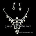 fashion crystal necklace rhinestone jewelry set
